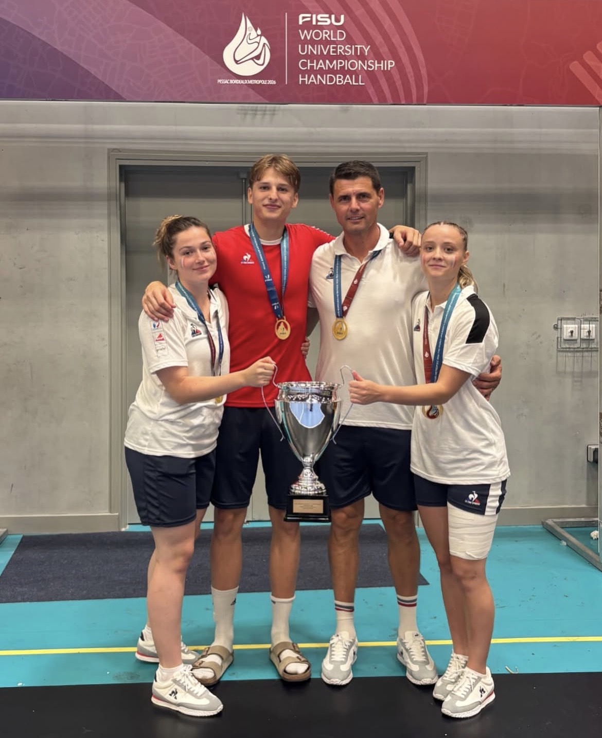 Équipe de France universitaire de handball championne du monde aux FISU de Pessac